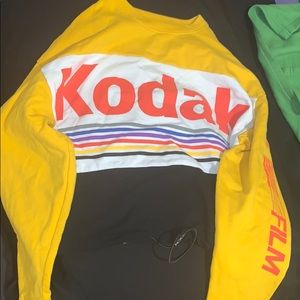 Kodak cropped sweatshirt